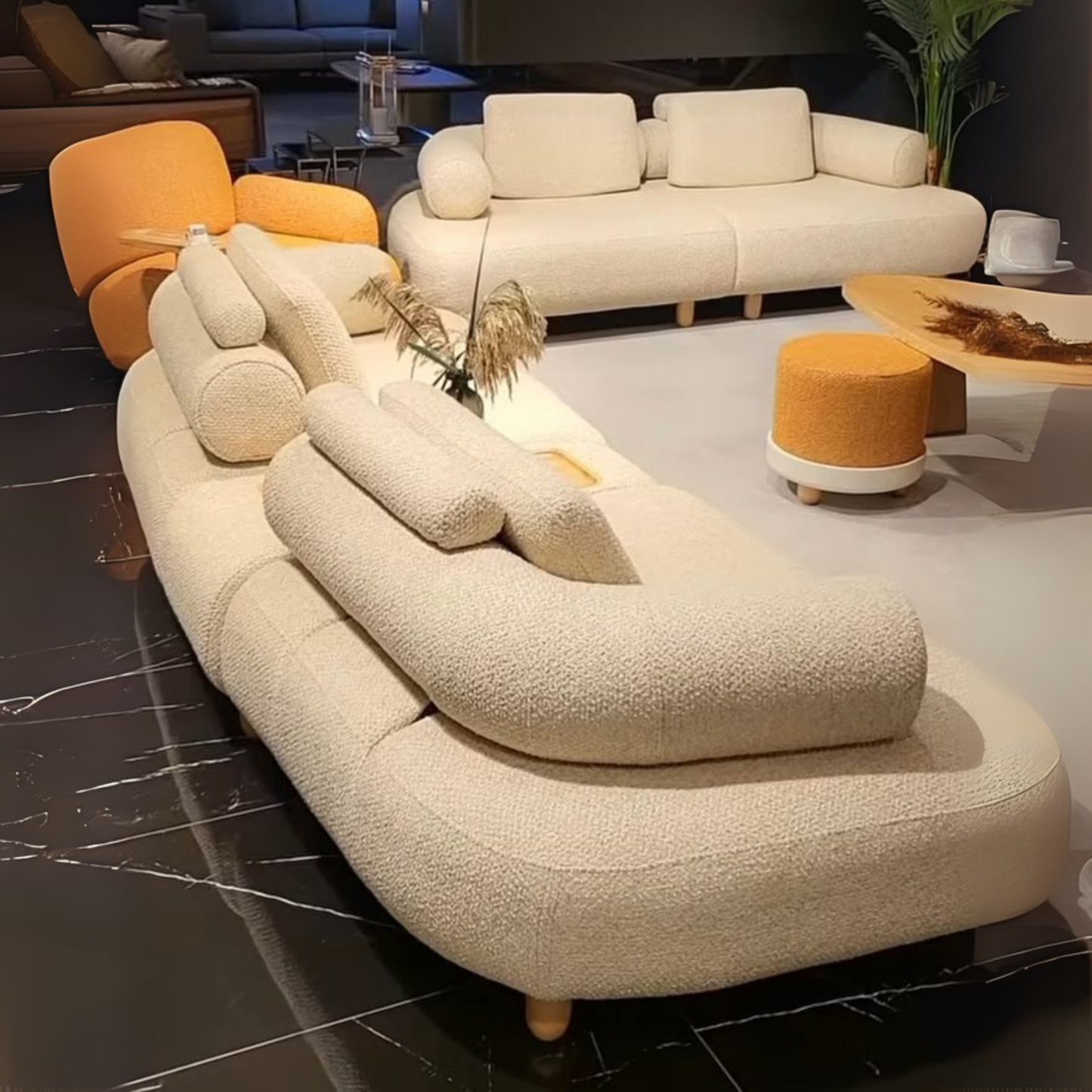 أنتريه "ميلو" - تصميم عصري ومريح بقماش البوكليه