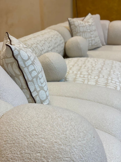 طقم ركنة وفوتيه "ديون آرت" - تصميم عالمي بتنفيذ خاص