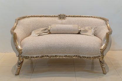 صالون العنكبوت الفاخر - 7 قطع بتشطيب ذهبي ونحت دقيق