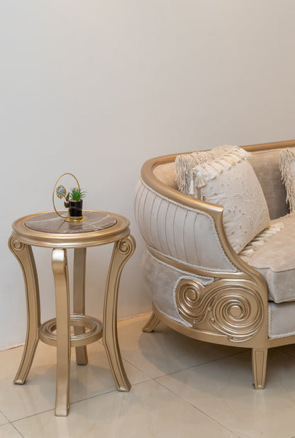 صالون الطاووس - 6 قطع نيو كلاسيك بتصميم ألترا مودرن وأقمشة تركية فاخرة