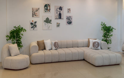 ركنه نيو بابلز - تصميم فقاعي معاصر مع فوتيه إضافي