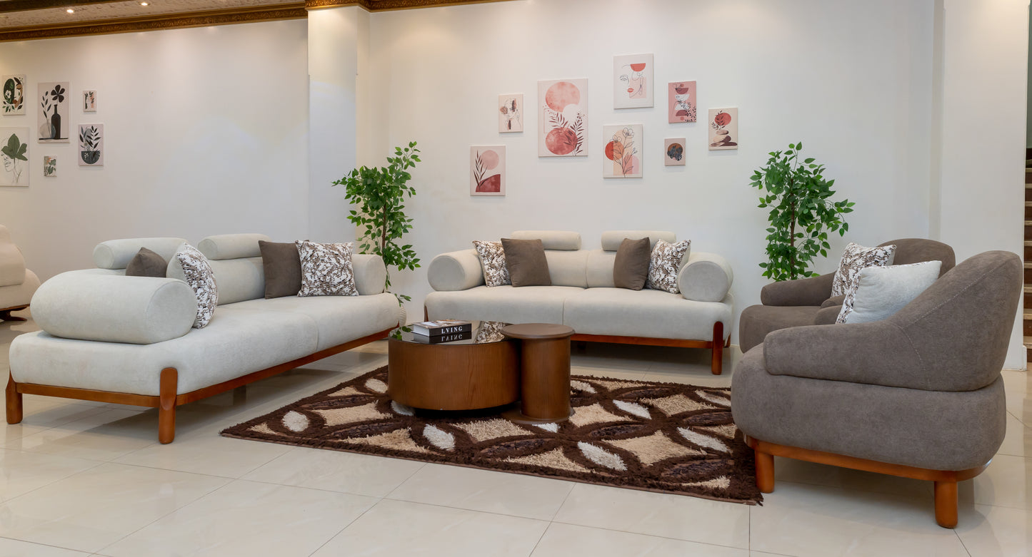 انتريه لينا - تصميم ايطالي مودرن بأرجل خشبية ظاهرة