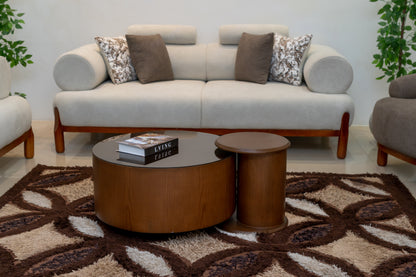 انتريه لينا - تصميم ايطالي مودرن بأرجل خشبية ظاهرة