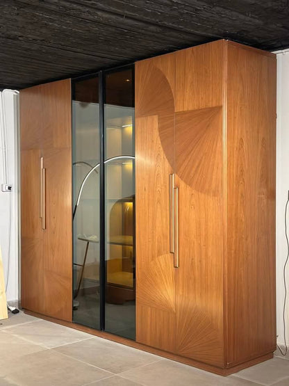 غرفة نوم إيليت ماستر مودرن كاملة خشب طبيعي تصميم هندسي جذاب من رحايا.