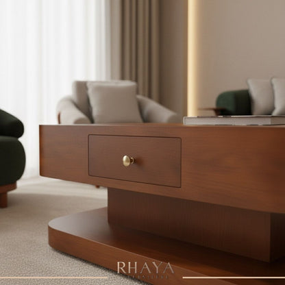 انتريه بامبو - تصميم مودرن بأرجل خشبية وقماش بوكليه