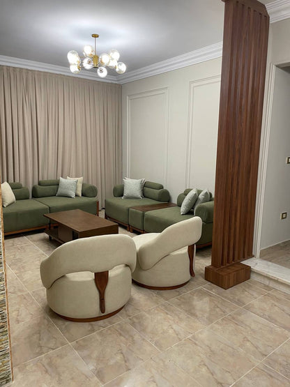 طقم أنتريه مودرن "بيرلا" - احدث موديلات انتريهات 2026 بتصميم "Low Profile" فندقي