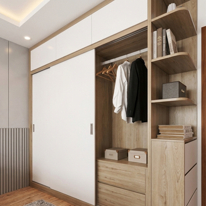 غرفة نوم مودرن كاملة "سكاندي" - احدث غرف نوم مودرن 2026 للعرسان بالدولاب والتسريحه