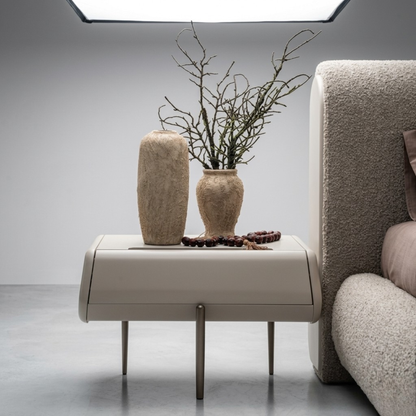 Waha Modern Organic Bedroom Suite | Boutique Wardrobe & Luxury Bouclé | Rhaya Furniture