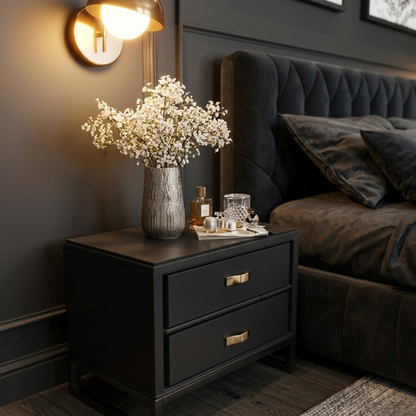 "Newlife Royal" Master Bedroom Set - Latest 2026 Luxury Black Bedroom Designs